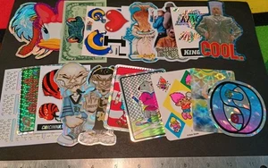 Huge Vintage Sticker Lot Prism Holographic VTG 80s 90s Vending Machine Stickers - Picture 1 of 6