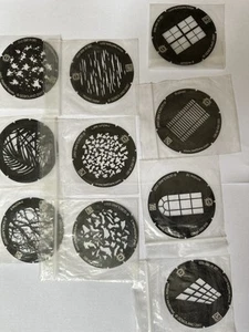 10x Rosco Lee Filters Gobo Goboland SIZE M window shutters venisons branchs £270 - Picture 1 of 16