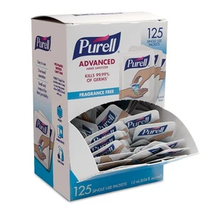 SINGLES Advanced Gel Igienizzante Mani, Senza Profumo, 125 Conteggi Monouso Tra... - Foto 1 di 7