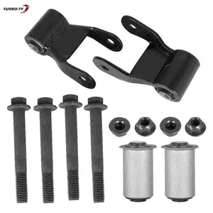 2PCS Leaf Spring Shackle Kit Steel For Dodge / Mitsubishi / Ram Models 722-020 - Foto 1 di 12