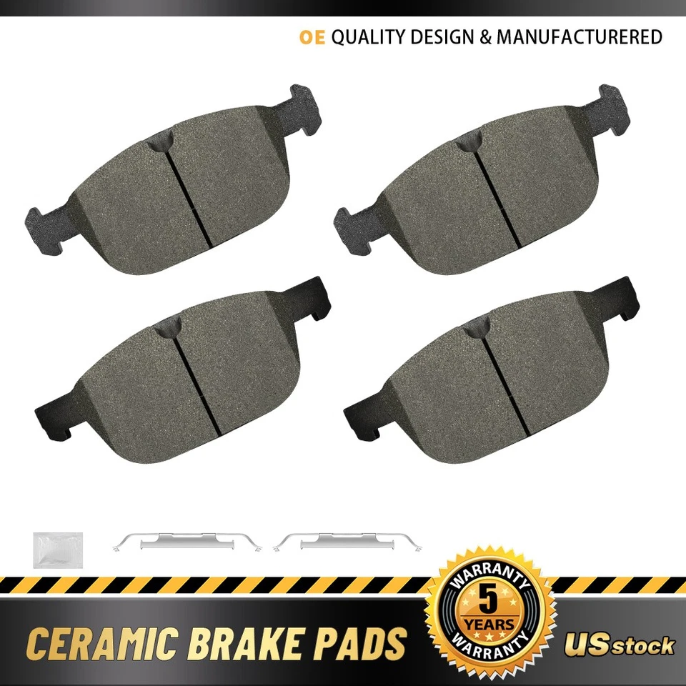 Pastillas de freno delanteras de cerámica con kit de herrajes para Volvo XC60 XC90 2010-2016 Foto 1 de 4