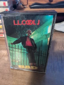 LL COOL J "BAD" GRÖSSER UND DEFFER Kassette Tape 1987 Rap Hip-Hop selten ~ getestet - Bild 1 von 3