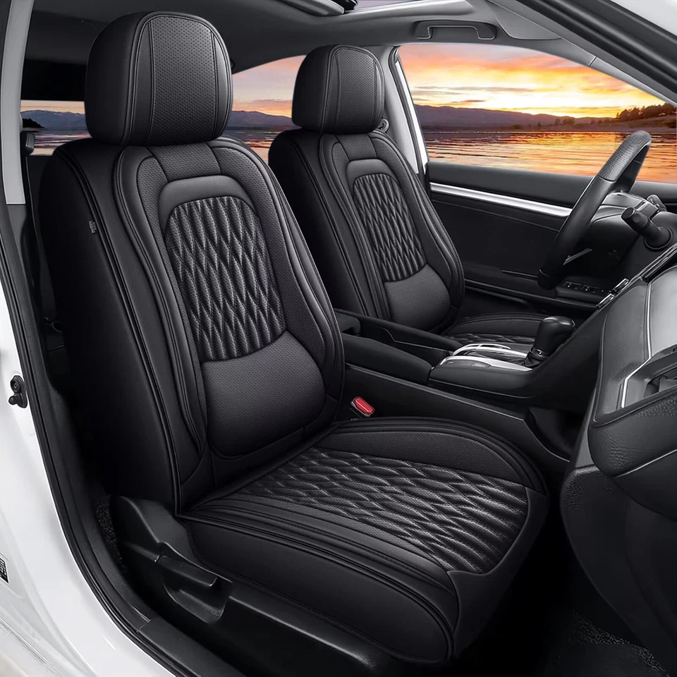 Car Seat Covers For Kia Forte 2010-2025 Faux Leather Waterproof (2/5 Seat) - Изображение 1 из 2