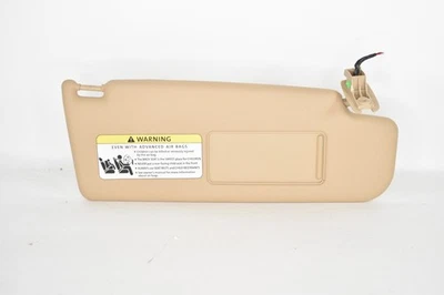 Volkswagen Jetta 2005-2010 pasajero derecho parasol parasol OEM beige sin enchufe Foto 1 de 4
