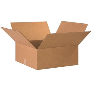 Partners Brand 20" x 20" x 8" Shipping Boxes 32 ECT Brown 15/Bundle (20208) - Imagen 1 de 1
