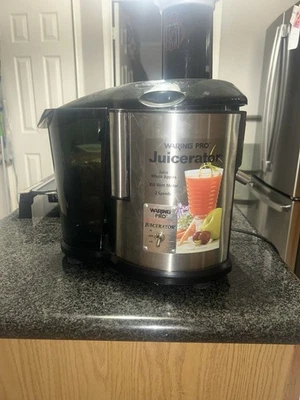 Exprimidor Waring Pro Extractor de Jugos ACERO INOXIDABLE USADO EN EXCELENTE ESTADO WE900SA JEX450 Foto 1 de 4