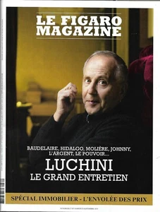 El Figaro Revista N º 23364 27/09/2019 Fabrice Luchini/ Estate/ Mika / Guangxi - Imagen 1 de 1