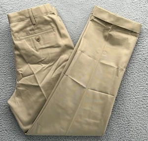 $70 New Lands' End Men's Traditional Fit No Iron CW Chino Pants Khaki 33x30 - Picture 1 of 13