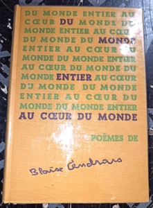 BLAISE CENDRARS AUS ALLER WELT.. POEMES EO 1957 ORIGINAL 1/4300 KARTON - Bild 1 von 5