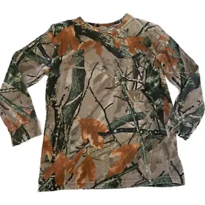 Outfitters Ridge Fall Camouflage Long Sleeve Shirt Boys XL 16/18 Fusion 3D - Picture 1 of 12