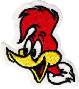 Patch - Woody Woodpecker Retro Cartoon Bird 3" Embroidered Iron On #9534 - Bild 1 von 1