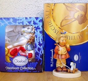 Hummel Figurine "MY FAVORITE PONY" HUM 2019 COLLECTOR'S SET GLASS ORNAMENT NIB - Picture 1 of 11