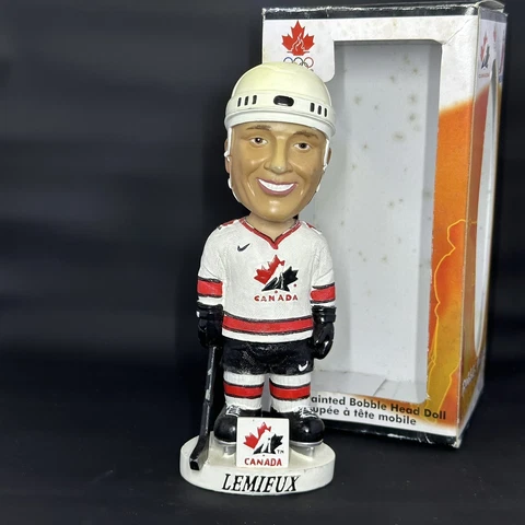 Mario Lemieux Bobblehead 2002 Team Canada Bobble Dobbles Cover