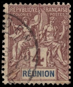 REUNION 36 - Navigation and Commerce "1892 Claret" (pa4115) - Picture 1 of 1