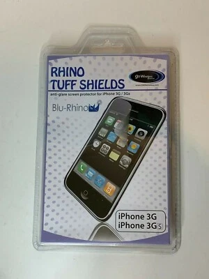Protector de pantalla antirreflejo GWA Rhino Tuff Shields azul Rhino para iPhone 3G 3GS Foto 1 de 4