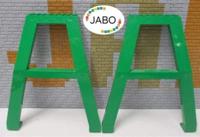 (B 1) 2 x Lego 2635b Grúa Soportes Carga Grúa Ferrocarril Puente Verde 7939 Foto 1 de 3