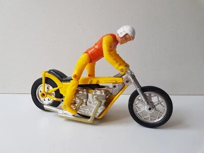 Figurine Les motards cascadeurs - Moto GYROJET - KENNER 1976 - Photo 1/4