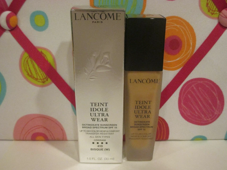 LANCOME ~ TEINT IDOLE ULTRA WEAR & COMFORT FOUNDATION ~ # 410 BISQUE (W) ~ 1 OZ - Image 1 of 1