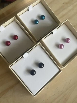 Honora Cultured Pearl Fashion Set  Earrings wrapped and ready for Gift - Image 1 of 4