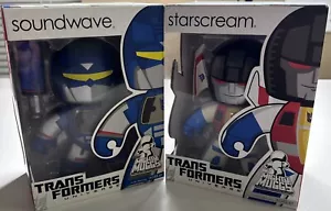 Hasbro Mighty Muggs Transformers 2 Stück Decepticons Starscream & Soundwave Neu - Bild 1 von 10