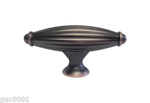 Nuovo flauto bronzo strofinato olio strofinato cucina armadio bagno manopola tirare 65 mm (2 9/16") - Foto 1 di 2