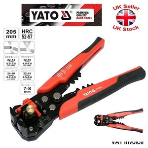 Yato Professional Automatic Electrical Cable Wire Stripper Cutter CrimperYT-2313 - Picture 1 of 3