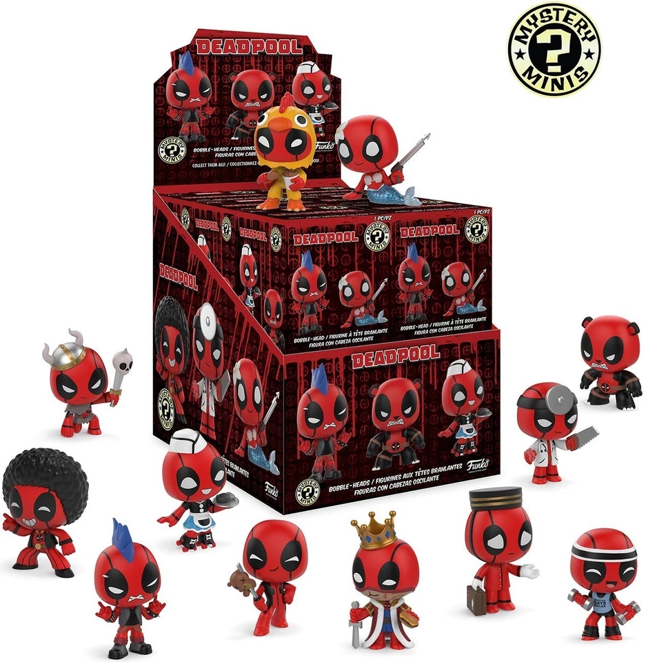 Funko Mystery Mini Bobble Marvel DC Comics Mini-Figure Great Stocking Stuffer! - Image 1 of 1
