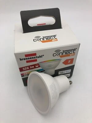 Brennenstuhl Connect WiFi GU10 LED Lampe Alexa Google, dimmbar 326lm 4,5W - Bild 1 von 4