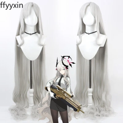 Perucas de cabelo longo cosplay anime arquivo azul Makoto cabelo Harajuku - Imagem 1 de 4