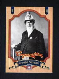 2012 Panini Cooperstown #9 Alexander Cartwright - NM-MT