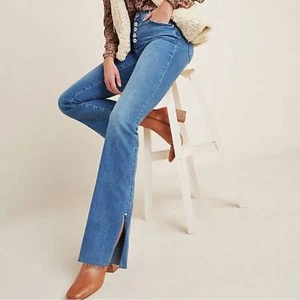 Jeans Pilcro and The Letterpress vita alta skinny bootcut spacco spacco retrò taglia 25 - Foto 1 di 16