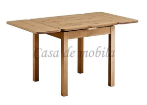 Massivholz Ausziehtisch Kiefer massiv gelaugt geölt Küchen Ess-tisch ausziehbar - Bild 1 von 4