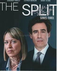 Stephen Mangan & Nicola Walker Hand Signed 8x10 Photo Autograph, The Split (B) - Picture 1 of 2