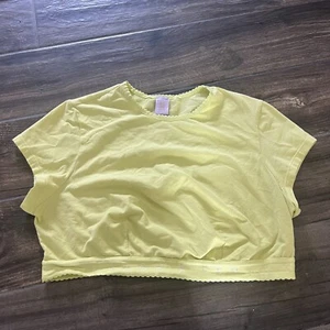 Savage Fenty Yellow Crop Top Size 1X - Picture 1 of 5