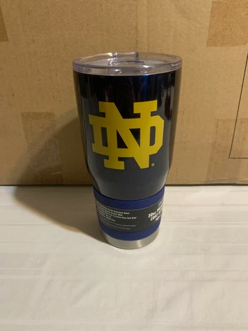 Notre Dame Fighting Irish NCAA 30oz Tumbler Cup Mug Boelter Brands New Cover