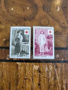 Briefmarken Frankreich Scott #B309-10 nh - Bild 1 von 1