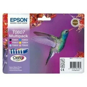 Epson Serie Colibrì T0807 Multipack 6 Originale Tintenpatronen - Bild 1 von 1