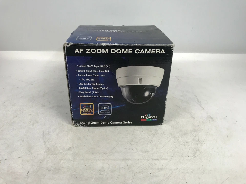 CCD Digital Color AF Zoom Dome Camera VZD127NL  - Image 1 of 4
