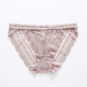 3 Pairs Silk France Underwear Sexy Mulberry Silk Briefs Seamless Lace Underwear - Picture 1 of 28