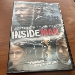 DVD Inside Man Full Screen Denzel W Jodie Foster - Picture 1 of 4