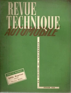REVUE TECHNIQUE AUTOMOBILE 94 RTA 1954 OPEL KAPITAN MOTEUR BUDA TYPE 6 BD 230 - Imagen 1 de 4