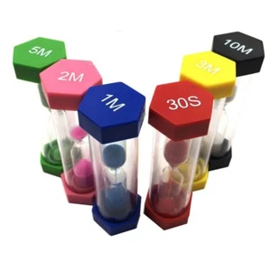Hourglass 6 Colors Sand Clock Timer Sand Timer Set 1/3/5/10/mins - Picture 1 of 7