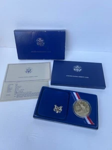 1986 S Gem Proof Statue of Liberty Centennial Commemce 90% Silver Dollar - Picture 1 of 7