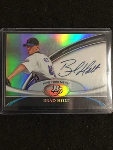2011 Bowman Platinum Baseball: Brad Holt On Card Auto #BPA-BHO - Picture 1 of 2