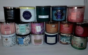BATH & BODY WORKS 3 WICK CANDLE 14.5oz SCENTED You Choose - Picture 1 of 15