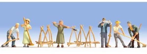 15619 Noch HO Bauern bei der Arbeit mit Zubehör Maßstab 1:87 - Bild 1 von 1
