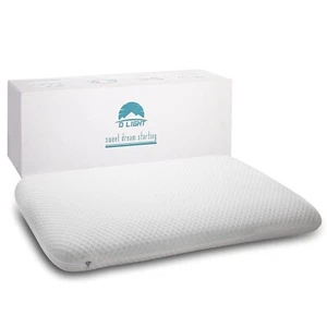 Slim 3.2" Stomach Sleeping Memory Foam Pillow-Thin, Flat, Soft Yet Supportati... - Picture 1 of 7