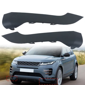 2PCS For Range Rover Evoque 2020-2022 Primer Front Bumper Lower Grille Trim - Picture 1 of 12