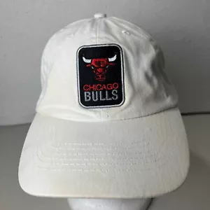 Cappello Berretto Vintage Chicago Bulls Hinckley Springs Regolabile Seba Bianco - Foto 1 di 9