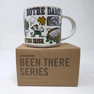 Taza de café Starbucks Been There Notre Dame Fighting Irish Campus Collection 14 oz - Imagen 1 de 5